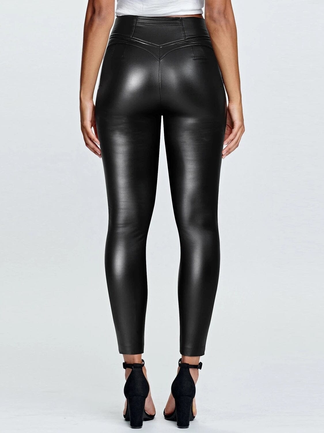 Legging Simili Cuir Affinant