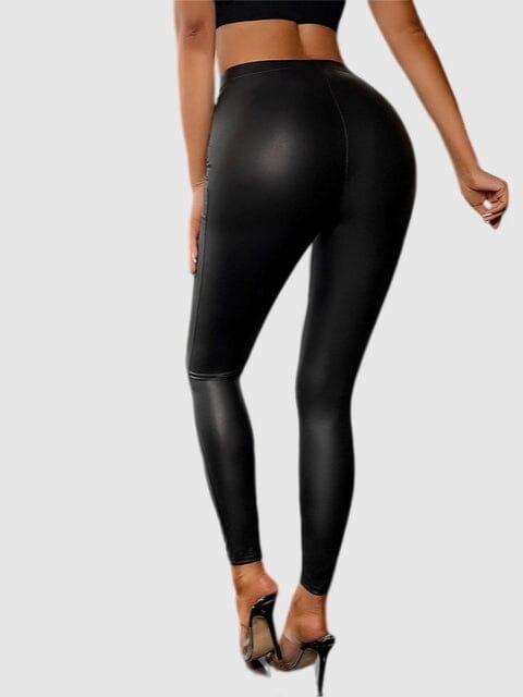 Legging Simili Cuir Mat