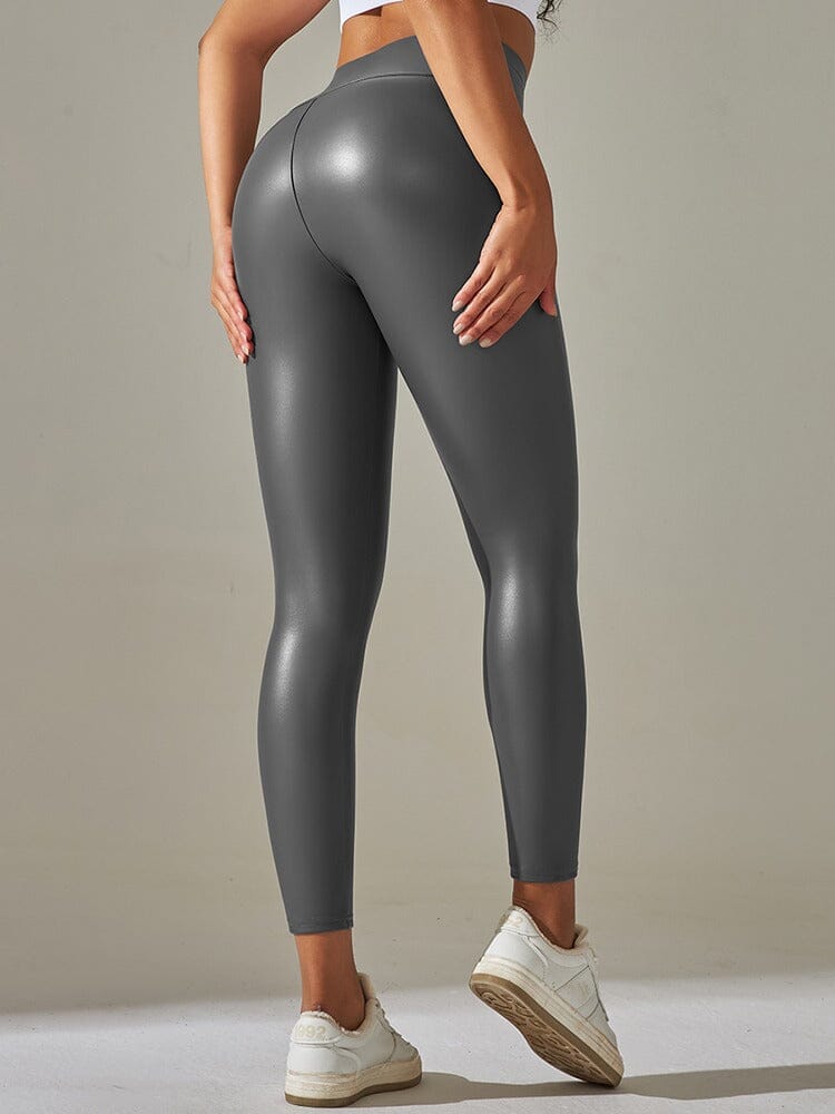 Legging Simili Cuir Sculptant