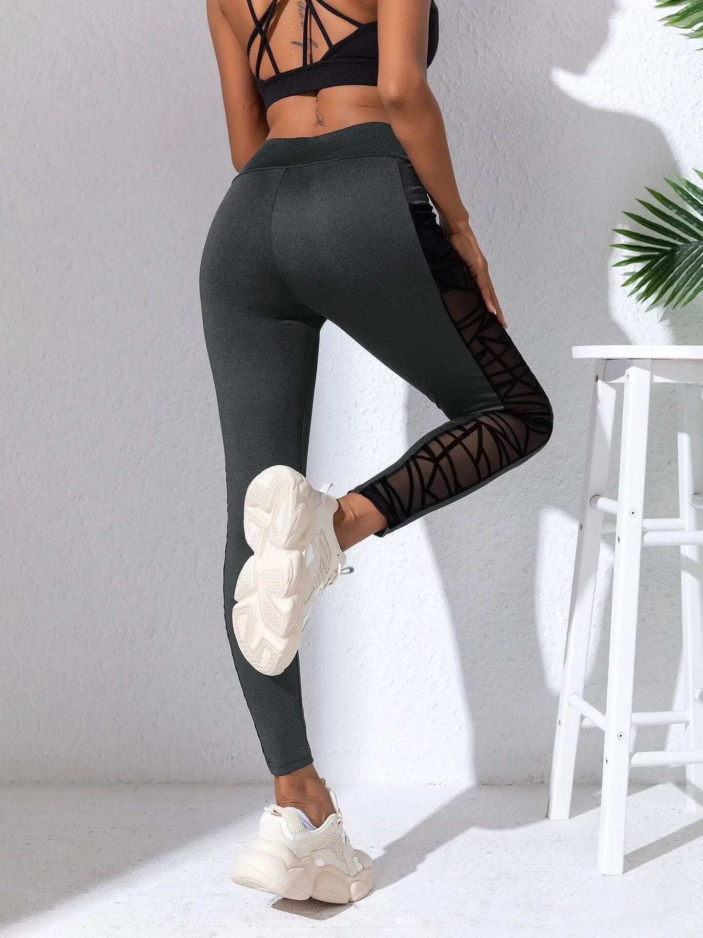 Legging Sport Ajouré (Poche)