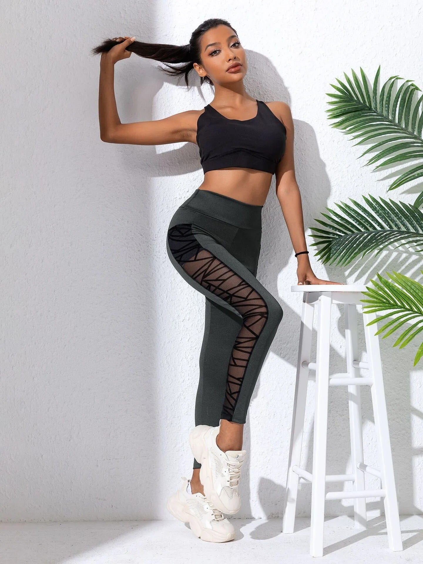 Legging Sport Ajouré (Poche)