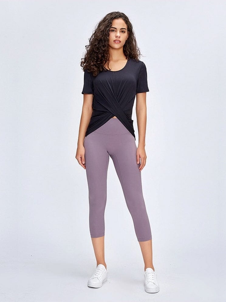 Legging Sport Capri Taille Haute