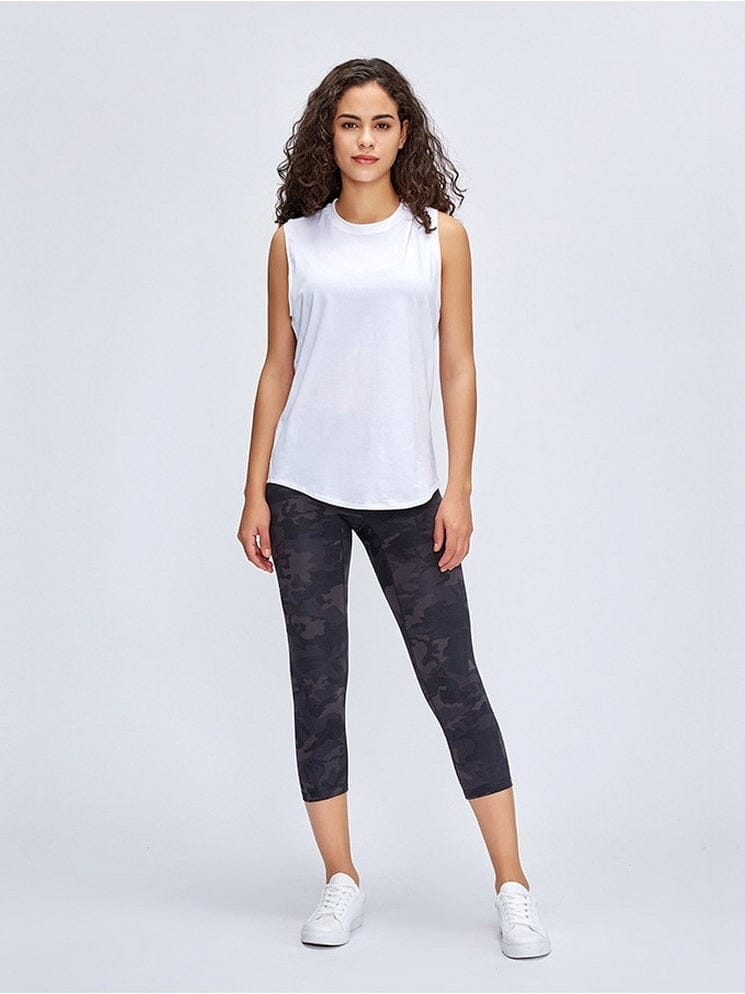 Legging Sport Capri Taille Haute