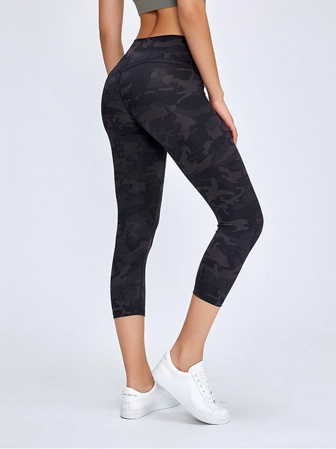 Legging Sport Capri Taille Haute