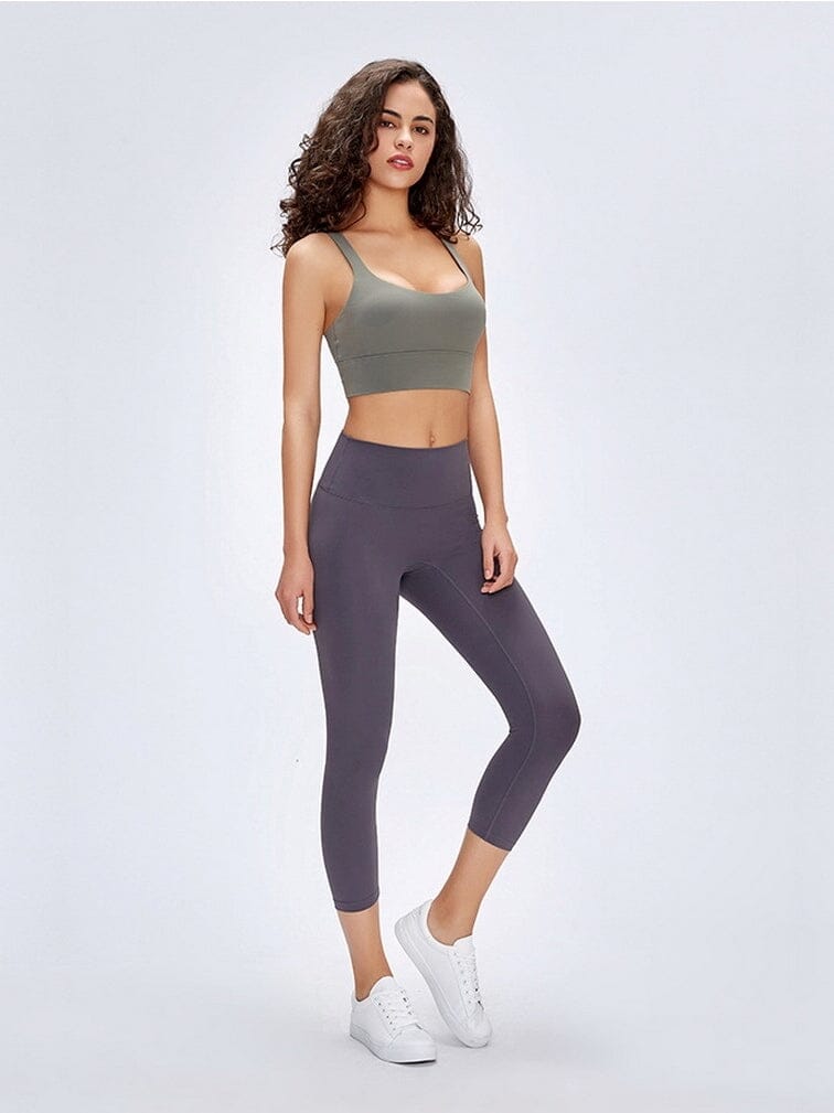 Legging Sport Capri Taille Haute