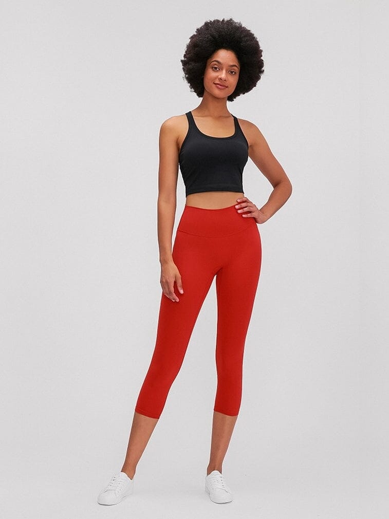 Legging Sport Capri Taille Haute