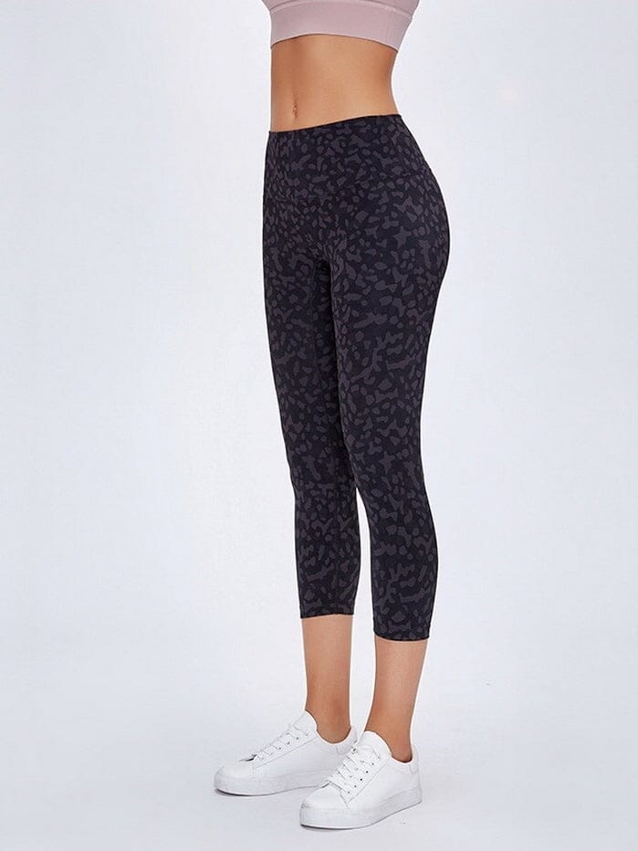 Legging Sport Capri Taille Haute