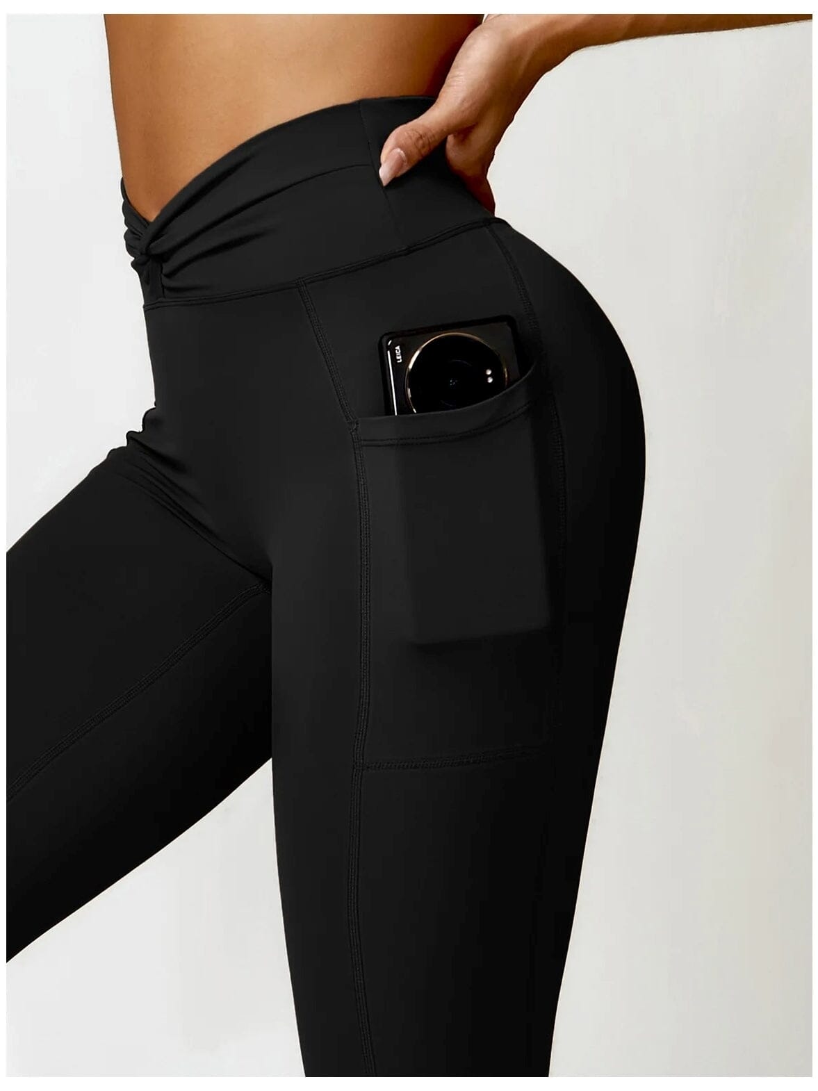 Legging Sport Ceinture Plissée - Tendance 2024