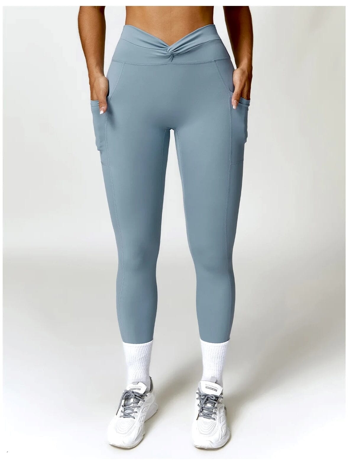 Legging Sport Ceinture Plissée - Tendance 2024