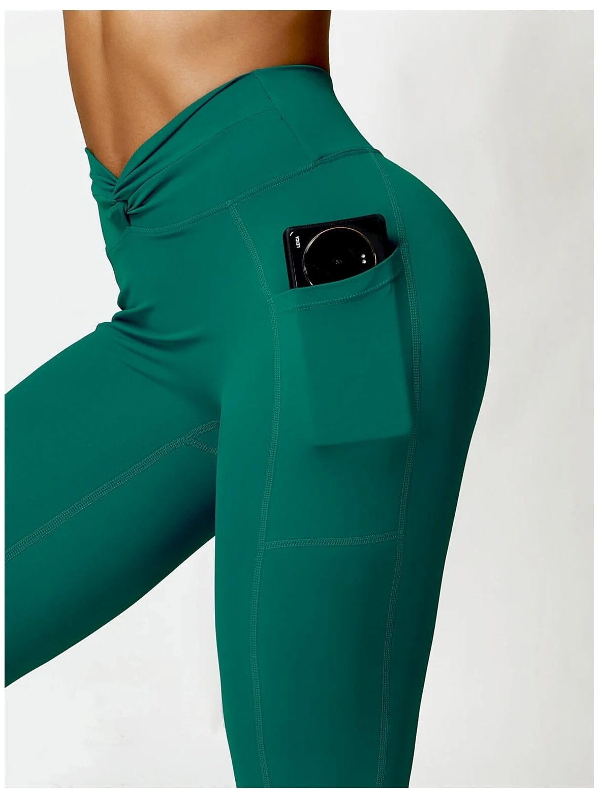 Legging Sport Ceinture Plissée - Tendance 2024