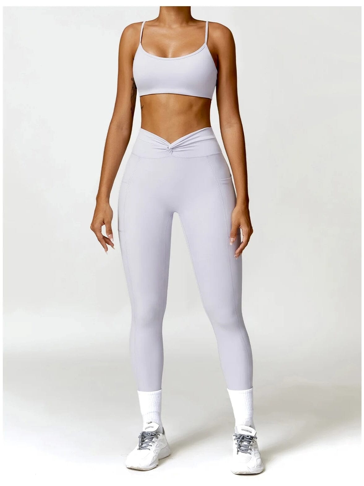 Legging Sport Ceinture Plissée - Tendance 2024