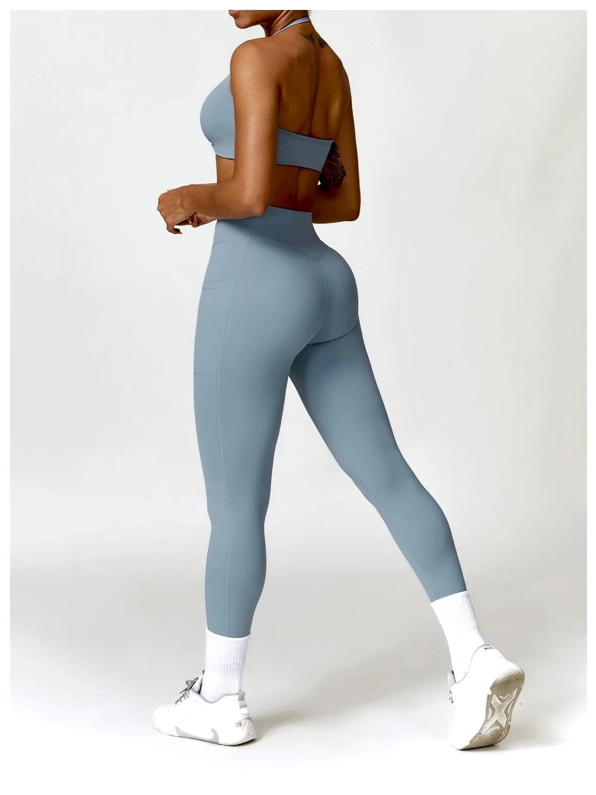 Legging Sport Ceinture Plissée - Tendance 2024