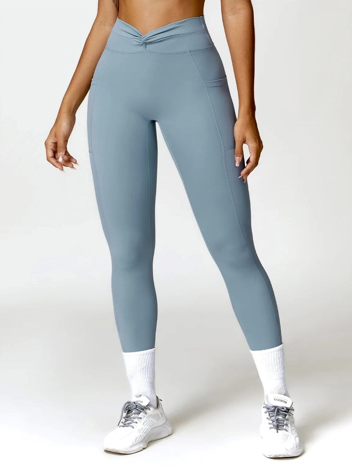 Legging Sport Ceinture Plissée - Tendance 2024