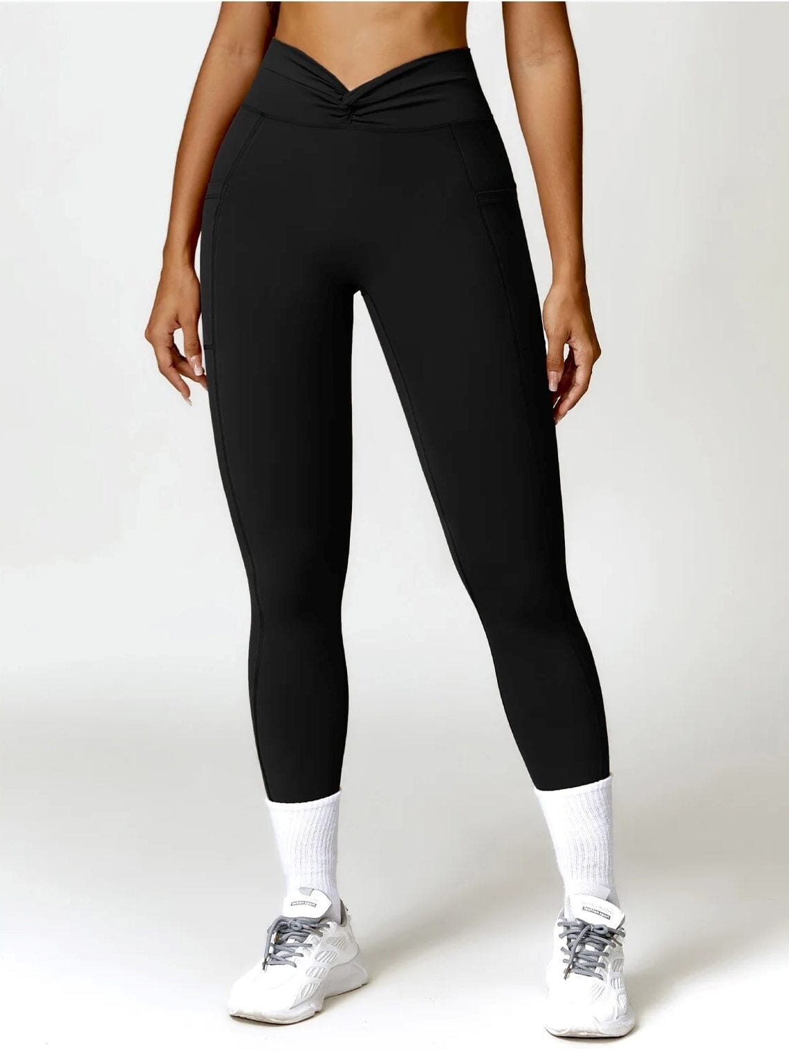 Legging Sport Ceinture Plissée - Tendance 2024