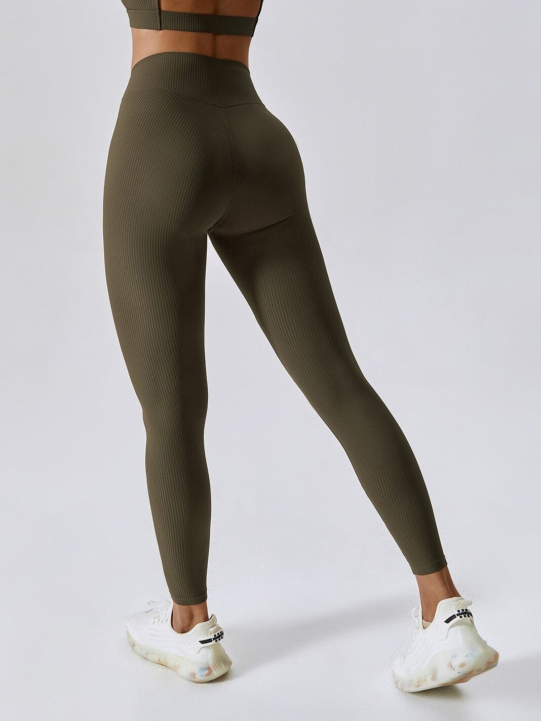 Legging Sport Côtelé Taille Croisée - Melissa