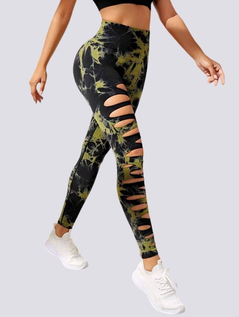 Legging Sport Destroy Push Up Sans Couture