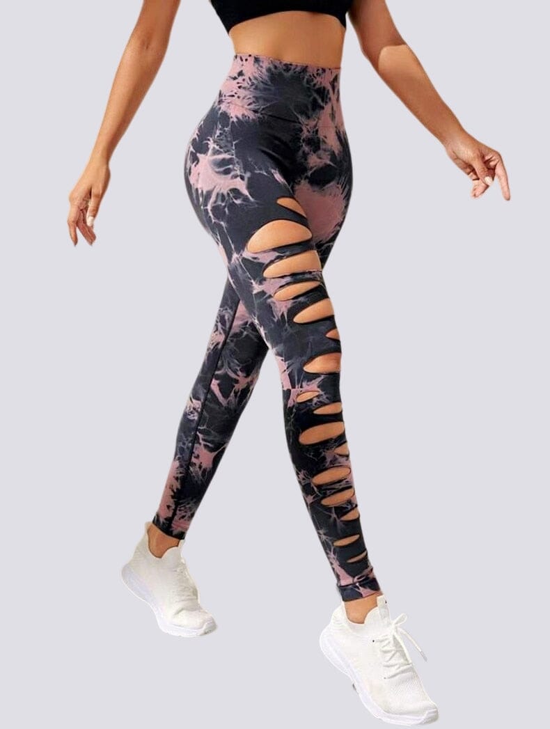 Legging Sport Destroy Push Up Sans Couture