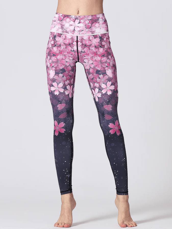 Legging Sport Fleuri