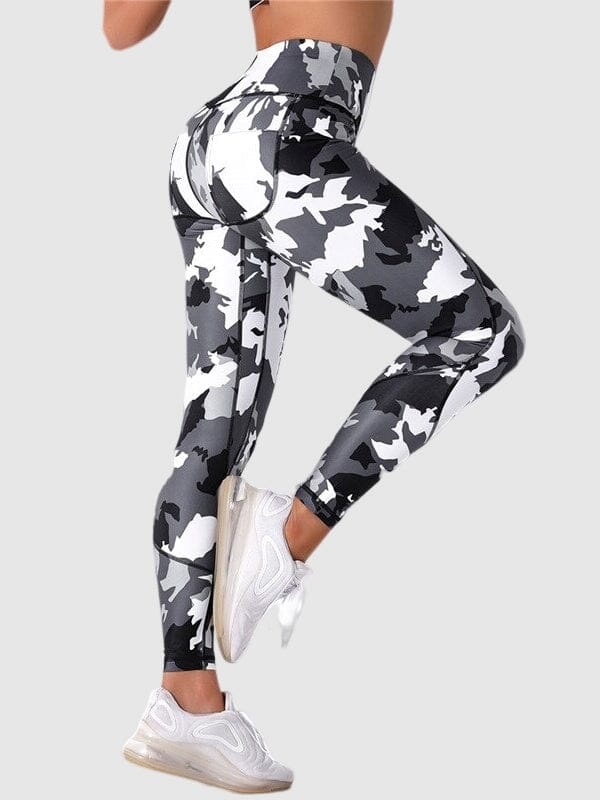 Legging Sport Imprimé Camouflage