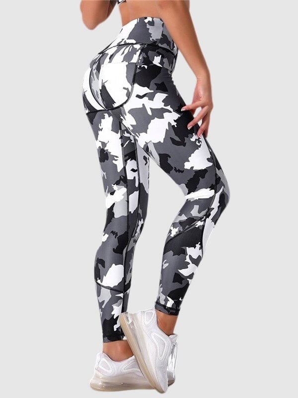 Legging Sport Imprimé Camouflage