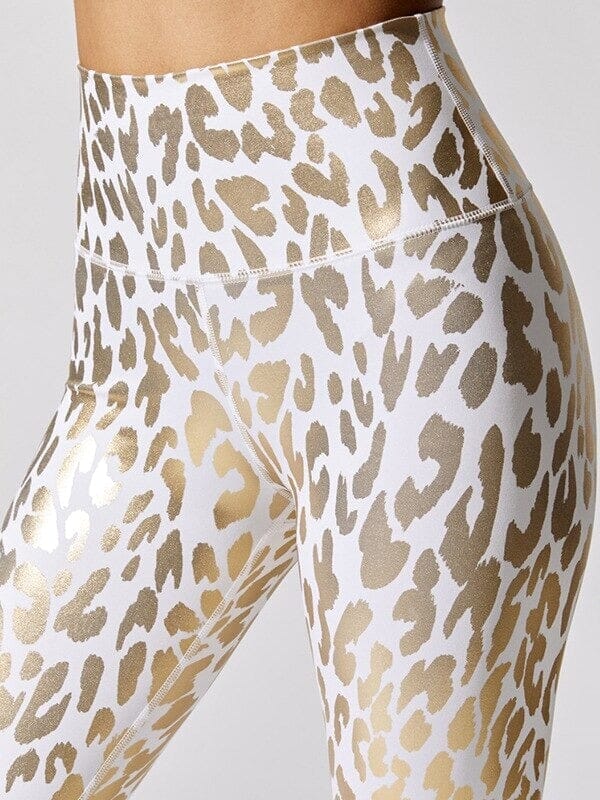 Legging Sport Léopard Brillant