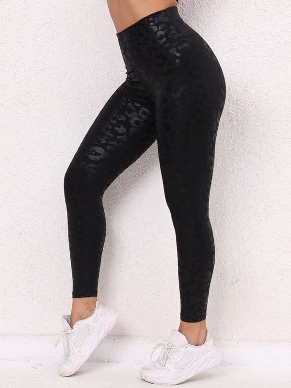 Legging Sport Léopard Brillant