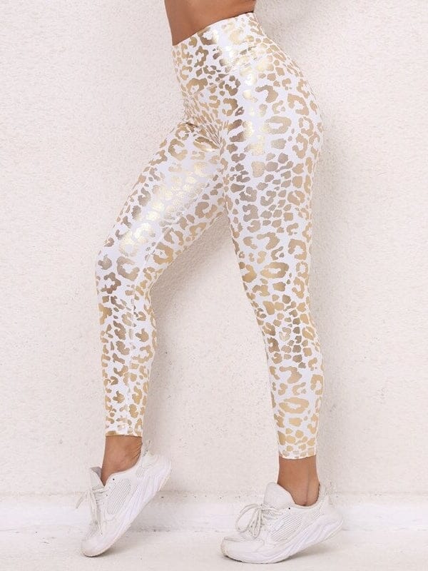 Legging Sport Léopard Brillant