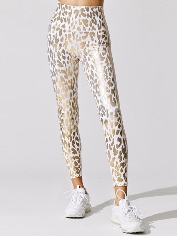 Legging Sport Léopard Brillant