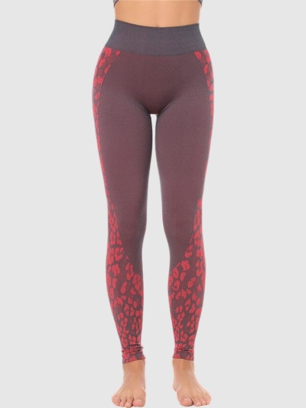 Legging Sport Léopard Sans Couture