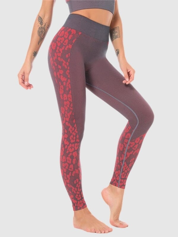 Legging Sport Léopard Sans Couture