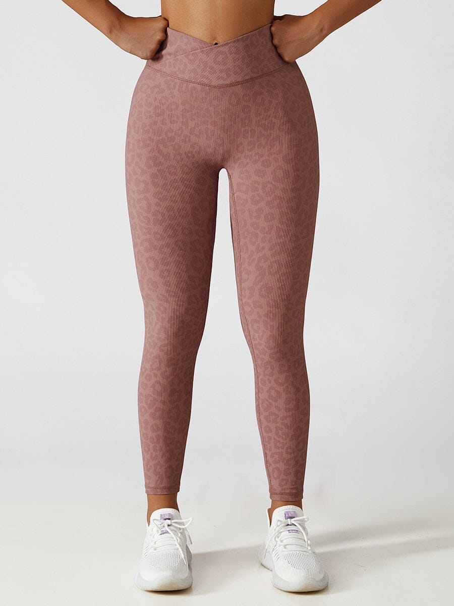 Legging Sport Léopard Taille Haute