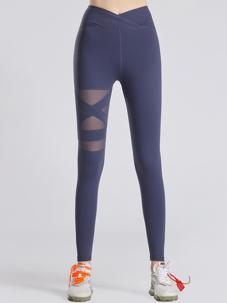 Legging Sport Maille Transparente