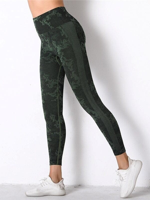 Legging Sport Militaire Camouflage