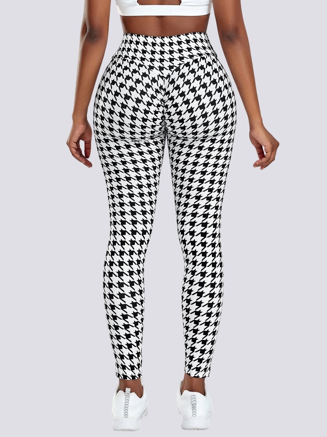 Legging Sport Pied de Poule Push Up