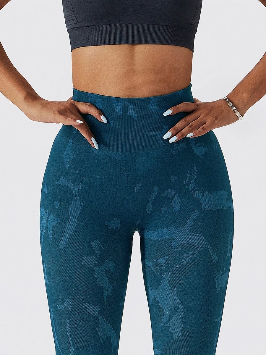 Legging Sport Push Up Camouflage (Sans Couture)