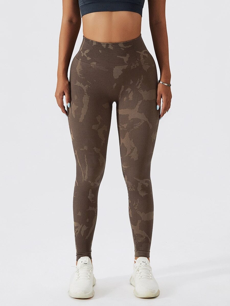 Legging Sport Push Up Camouflage (Sans Couture)