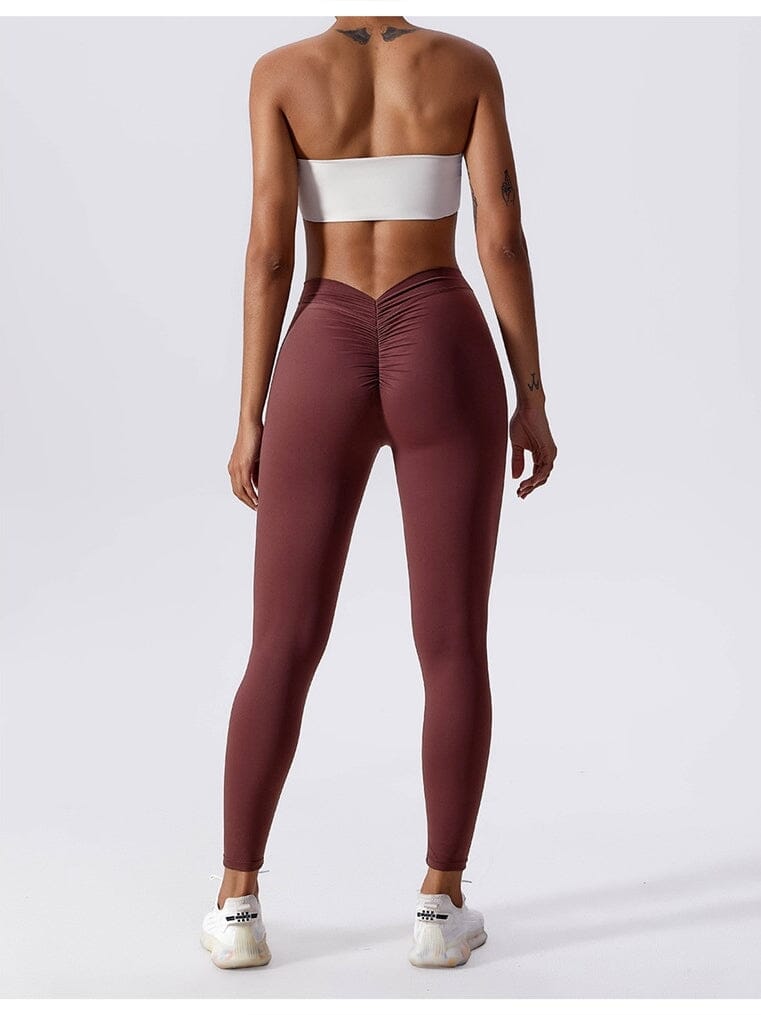 Legging Sport Push Up Taille Basse V