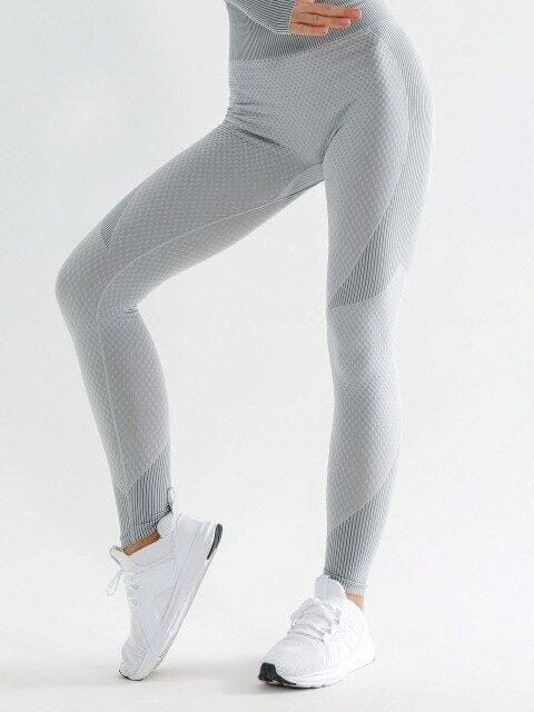 Legging Sport Sans Couture Ceinture Haute