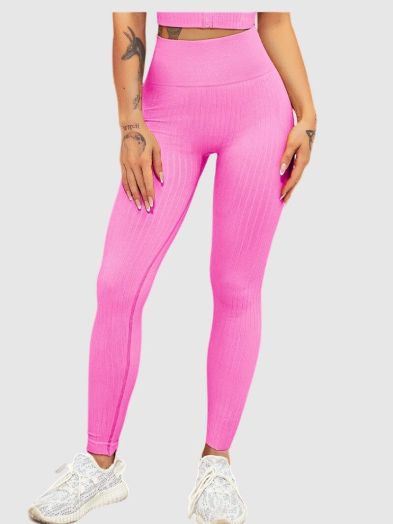 Legging Sport Sculptant Côtelé