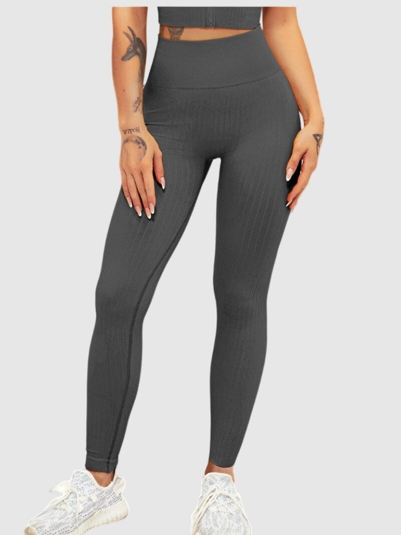 Legging Sport Sculptant Côtelé