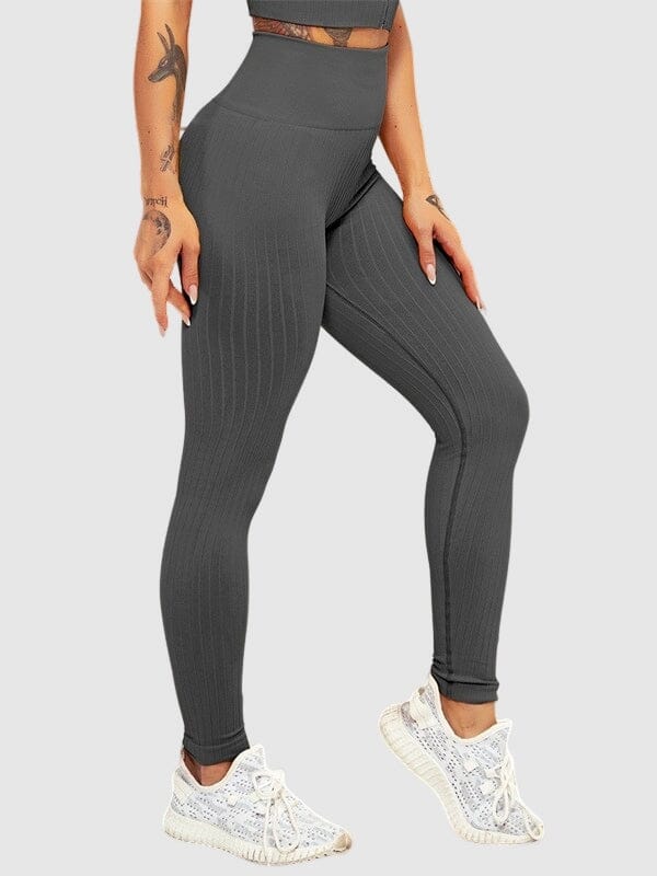 Legging Sport Sculptant Côtelé