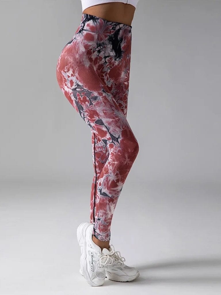 Legging Sport Taille Haute Tie Dye (Push Up)