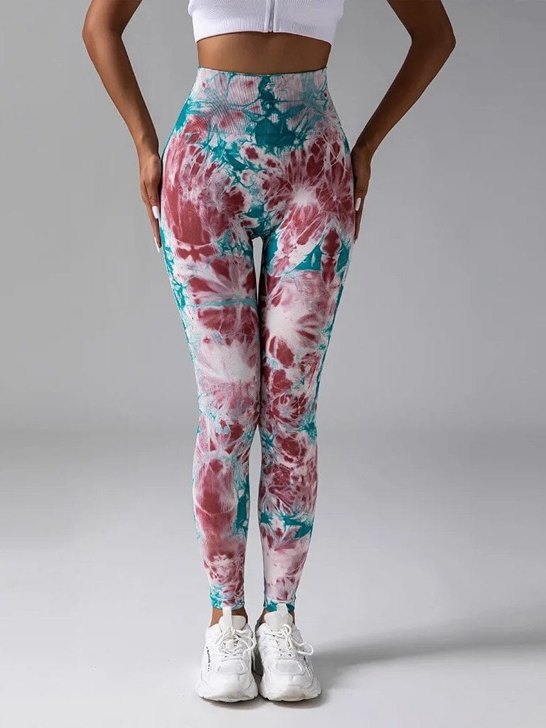 Legging Sport Taille Haute Tie Dye (Push Up)