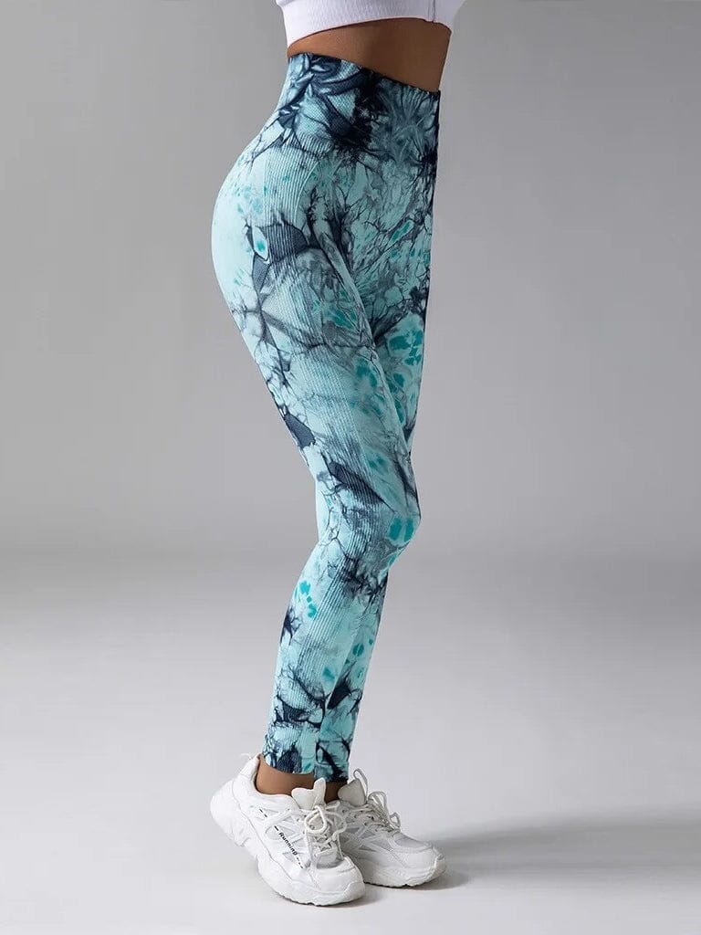 Legging Sport Taille Haute Tie Dye (Push Up)