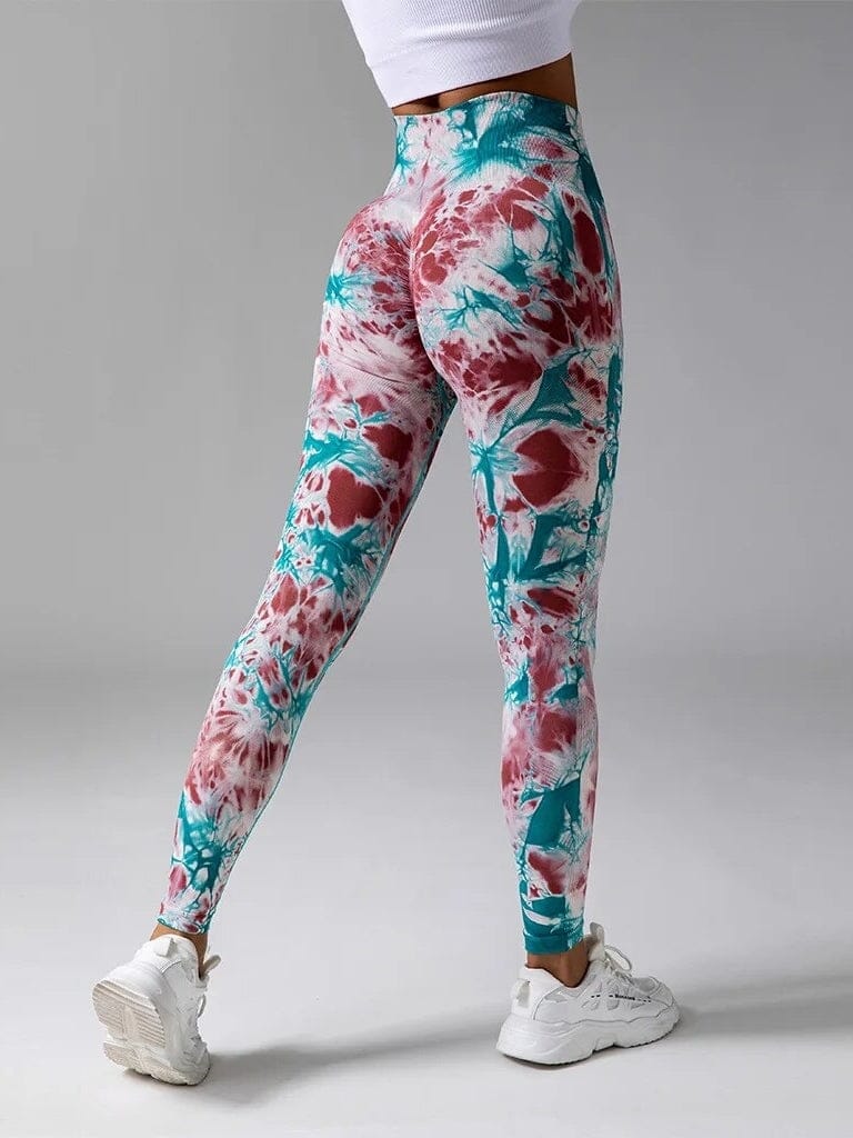 Legging Sport Taille Haute Tie Dye (Push Up)