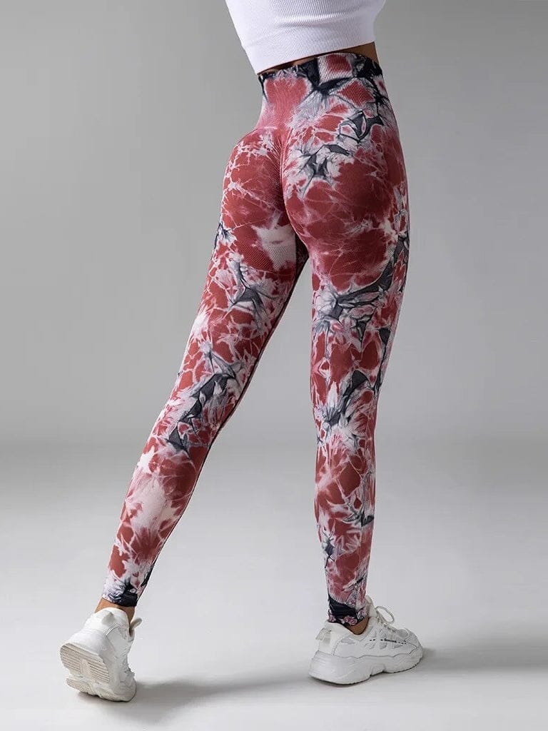 Legging Sport Taille Haute Tie Dye (Push Up)