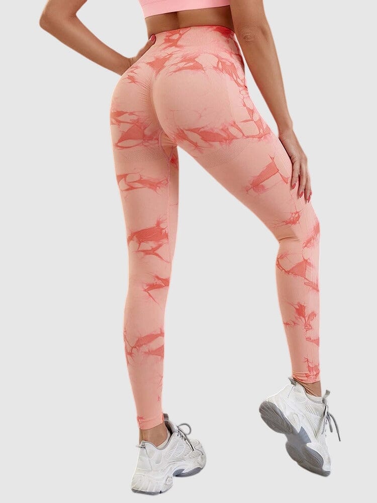 Legging Sport Teinté Push Up Sans Couture