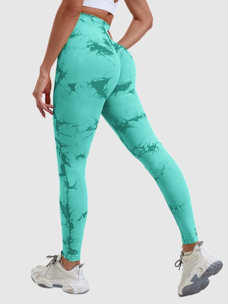 Legging Sport Teinté Push Up Sans Couture