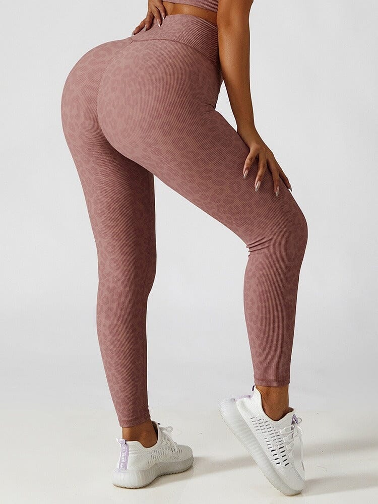 Legging Zèbre Imprimé Sans Couture