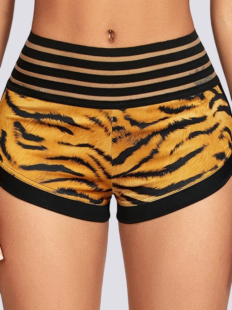 Mini Short Savane Taille Haute Push Up